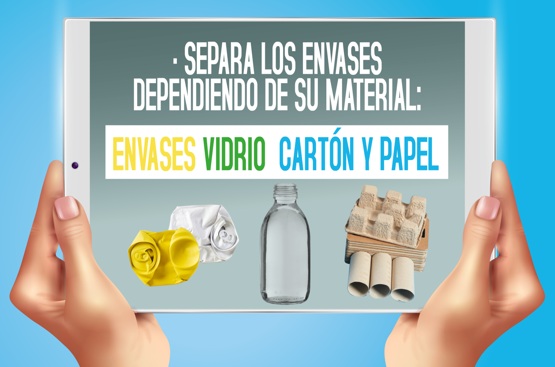 Infografía de la campaña de reciclaje de Beniel